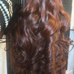 24 inches chestnut brown raw bouncy unit