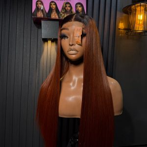 2by6 Ginger brown bone straight