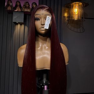 5x5 HD lace burgundy  unit