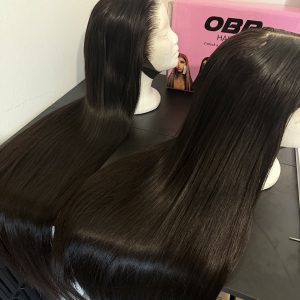 30 inches HD lace frontal bone straight